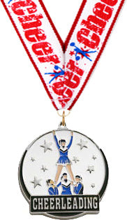 Cheer Enameled Medal [M2EP-CH-S]