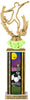 Halloween Soccer Diamond Riser Rectangle Column Trophy- 13 inch [TDRSQ13STK-SC]