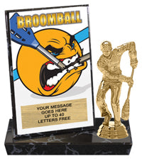 Broomball Billboard Plaque [PBB6-BRMBL]