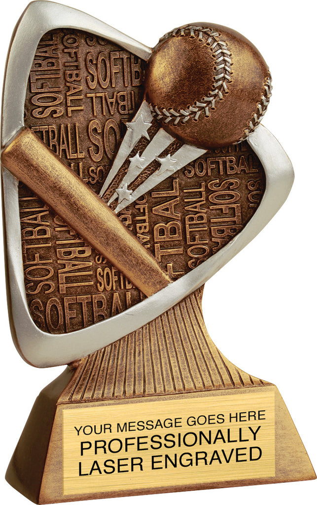 Softball Triad Resin Trophy [RJTRD-SB]