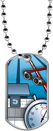 Swimming Dog Tags [DTLAM2-SW]