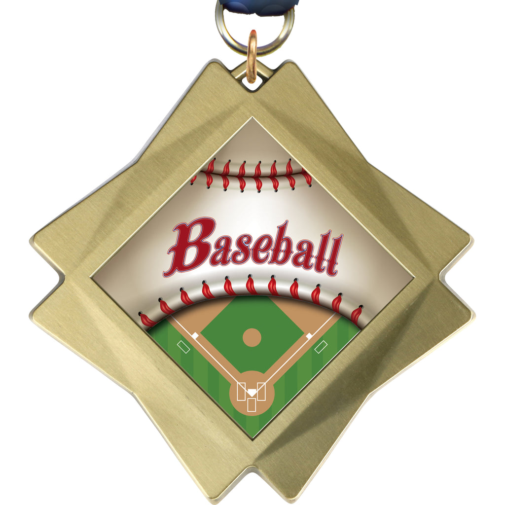 4" XL Mirage Diamond Insert Medal [MPMD40]