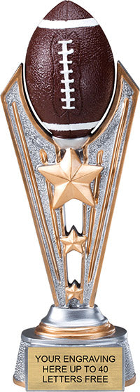 Football Triple-Star Victory Resin Trophy [RMV8-FB]