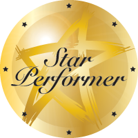 Service Recognition - Star Performing Insert [TD-3080]