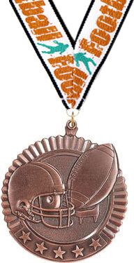 Football 5 Star Medal- Bronze [MP36-FB-B]