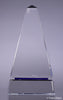 Monolith Two-Tier Award with Reflective Blue Bottom - 10 inch [CM23M-10]