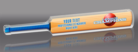 Cricket Bat Full Color Acrylic Award - 15 inch [ABAT-CRKT-15-FC-Q]