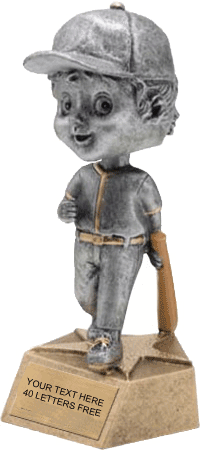 Softball Bobblehead Jr. Resin Trophy - Female [BHJR-SB]