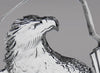 Majestic Eagle Crystal Award 7.5