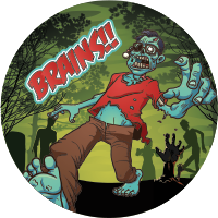 Halloween/Holidays - Zombie Brains Insert [TD-3659]