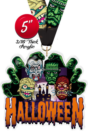 Halloween Monster Mash Colorix-M Acrylic Medal [MACR5-HLWN-MM-Q]
