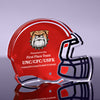 1 inch Thick Football Helmet Acrylic Award - 5 inch Color [AFBH5-FC-Q]