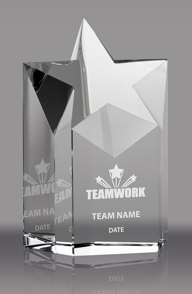 Optical Crystal Star Tower- 5.25 inch [CYSTRT-5-X]