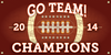 Football Vinyl Banner- Ball [VB-FB-BAL]