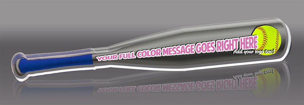 Softball Bat Full Color Acrylic Award - 15 inch [ABAT-SB-15-FC-Q]