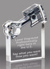 1 inch Thick Piston Acrylic Award - 6x5.5 inch [A1PSTN6-Q]