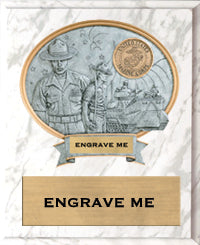 Marines Sport Legend Oval Plaque [P10SLO8-MRNS]