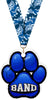 Band Paw Acrylic Medal- 2.75 inch [MACR2-PAW-BD-Q]