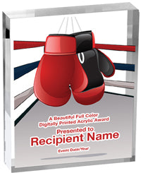 Boxing Vibrix Acrylic Awards [1 inch thick]