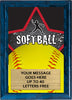 Softball Full Color Star Plaque [PEDG5-SB]