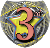 3rd Place Shield Insert [SH-3143]