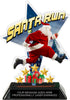 Santa Run Shattered Star Colorix Acrylic Trophy- 7 inch [TACR7-STR-SNTRN-Q]