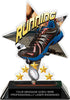 Running Shattered Star Colorix Acrylic Trophy- 7 inch [TACR7-STR-RUN-Q]
