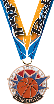 Basketball USA Sport Medal- Bronze [M2USA-BK-B]