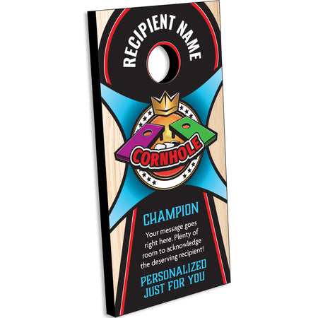 Cornhole Full Color Plaque - Crown [PCRN2]