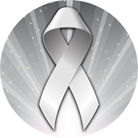 Awareness Ribbon - White Insert [TD-4023]