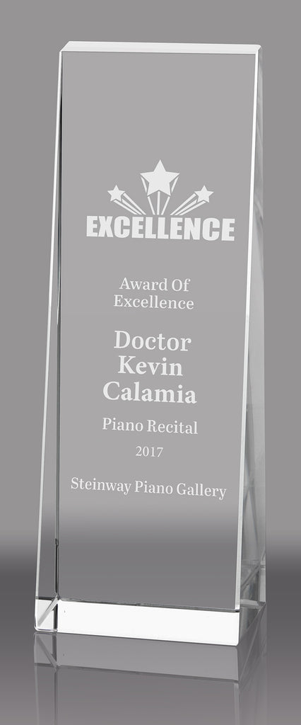 Crystal Wedge Tower - 8 inch [CYWG-8-X]