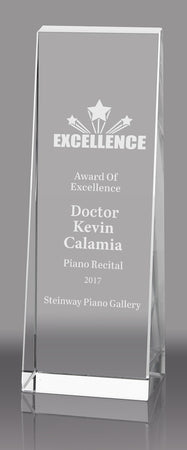 Crystal Wedge Tower - 8 inch [CYWG-8-X]