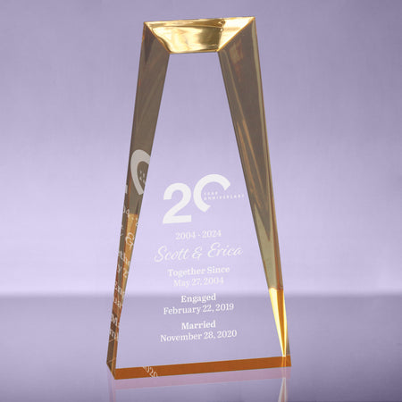 Gold Skyscraper Acrylic Award - 8 inch [APSKY-8-GLD]