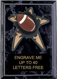 Football Spring Loaded Plaque [PRBI57-FB]