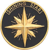 Shining Star Enameled Round Pin [PCM-STR-557]