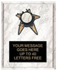 Baseball Spring Loaded Plaque [PRBI810-BS]