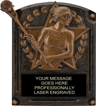 Lacrosse Female Legends of Fame Resin Trophy [RLOF86-LCF]