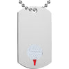 Golf Etched & Paint Filled Dog Tag [DTS-GL]