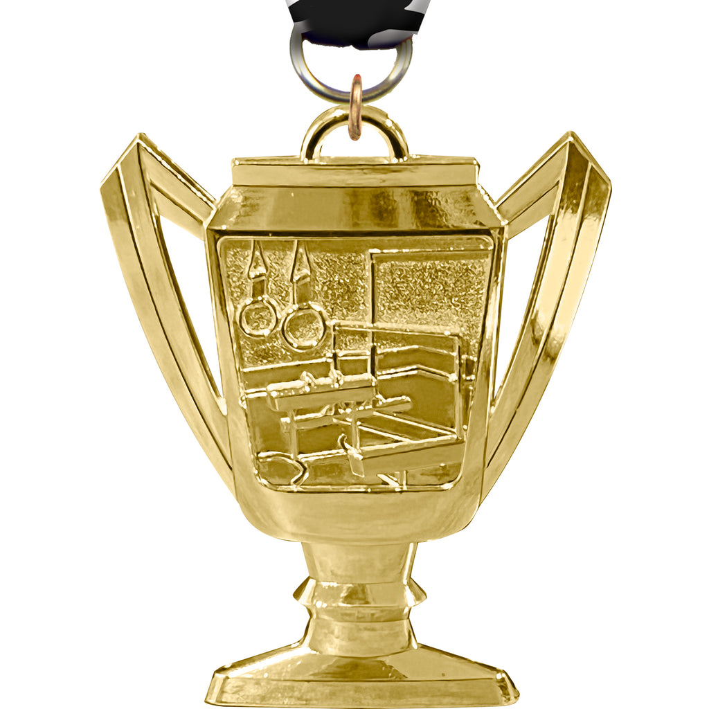 Gymnastics Bright Gold Trophy Cup Medal [MTM27-GG]