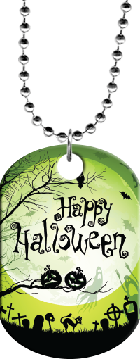 Halloween Monster Dog Tag [DTXL-HLWN]
