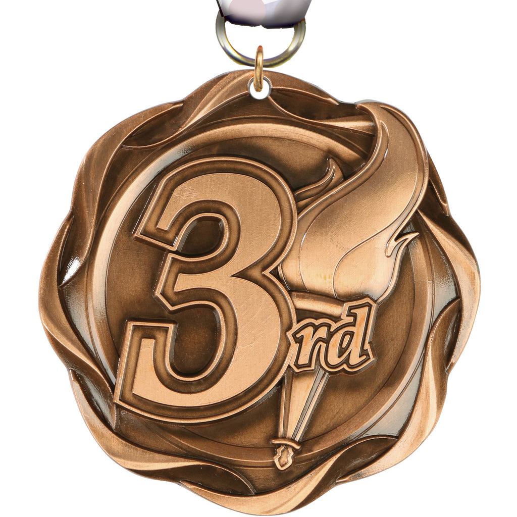 3rd Fusion 3" Diecast Medal [MFUS2-3RD]