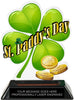 St. Paddy's Day Colorix-T Acrylic Trophy - 6.25 inch [TACR6-STPAT-Q]