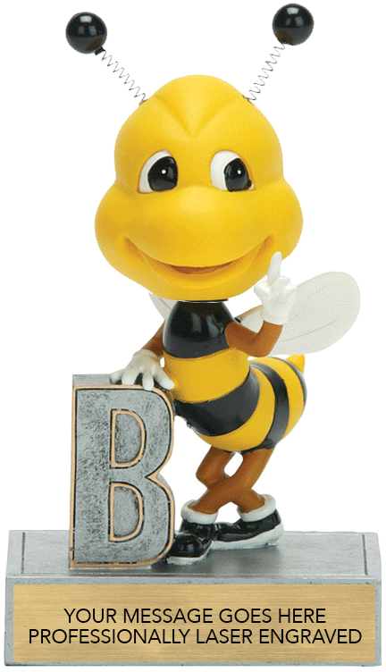 Spelling Bee Bobblehead 'Toon Resin Trophy [SBH-SPB]