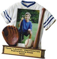 Baseball Jersey Painted Resin Photo Frame [PJR-BS]