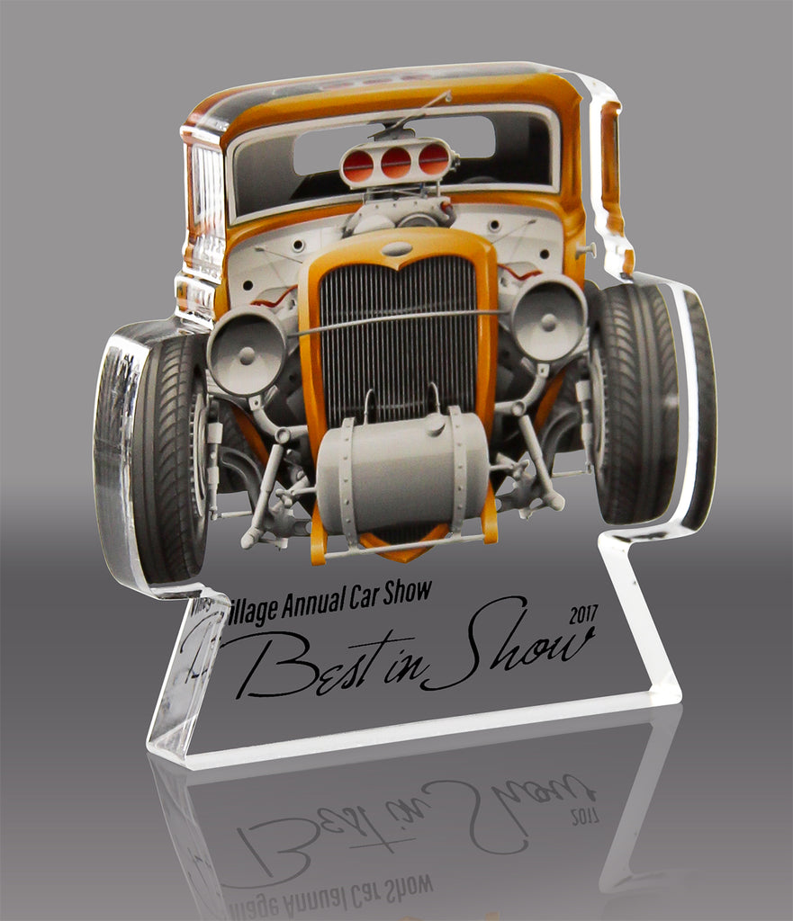 Custom Shaped Acrylic Award - 3.5 to 3.75 inch [AXSHP12-Q]