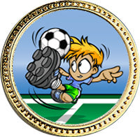 Soccer Round Insert Pin [P78RI-SC3]