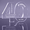 40 Acrylic Award - 6.5 x 9 x 1 inch Thick [ATNMNB-40-6-Q]
