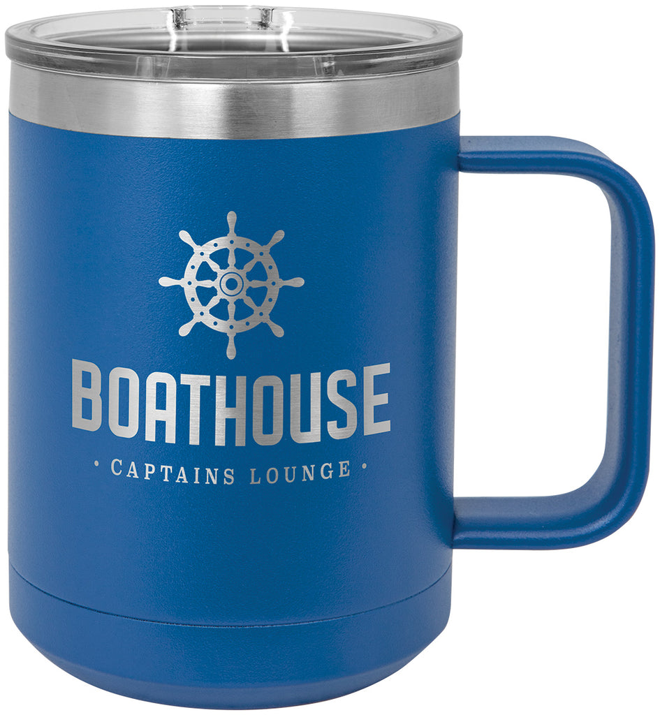 Polar Camel 15oz Handled Coffee Mug - Blue [DJPC10-4]