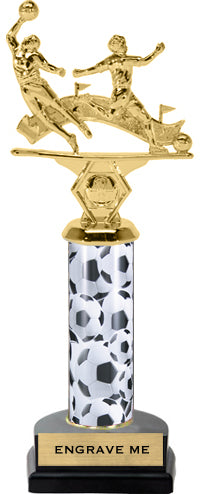 Soccer Stadium Sport Double Action Trophy - Male [TSSDA12-SCM]