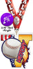 Baseball Victory Colorix Acrylic Medal [MACR2-V-BS-Q]